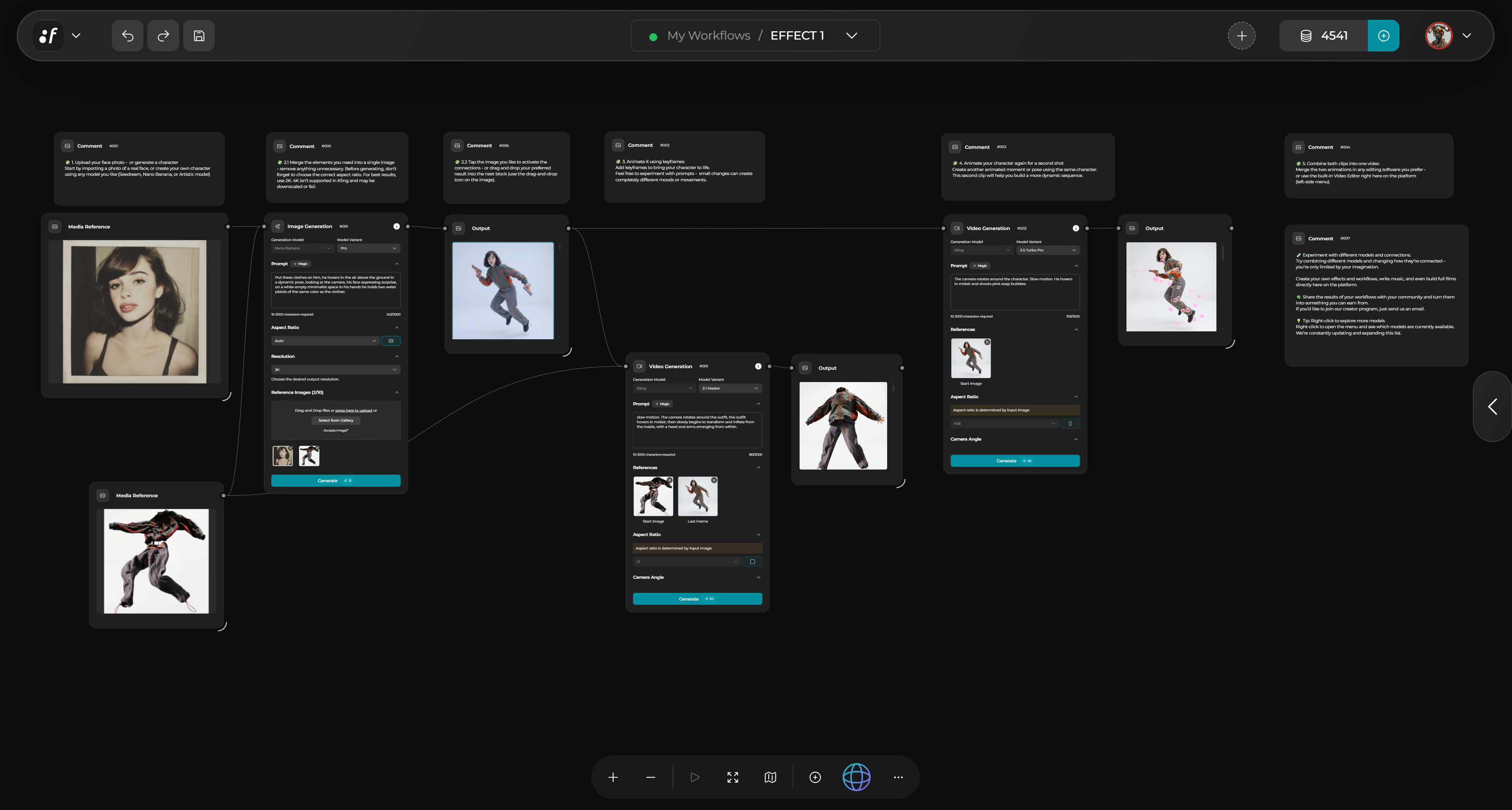 BUBBLE HERO workflow interface preview